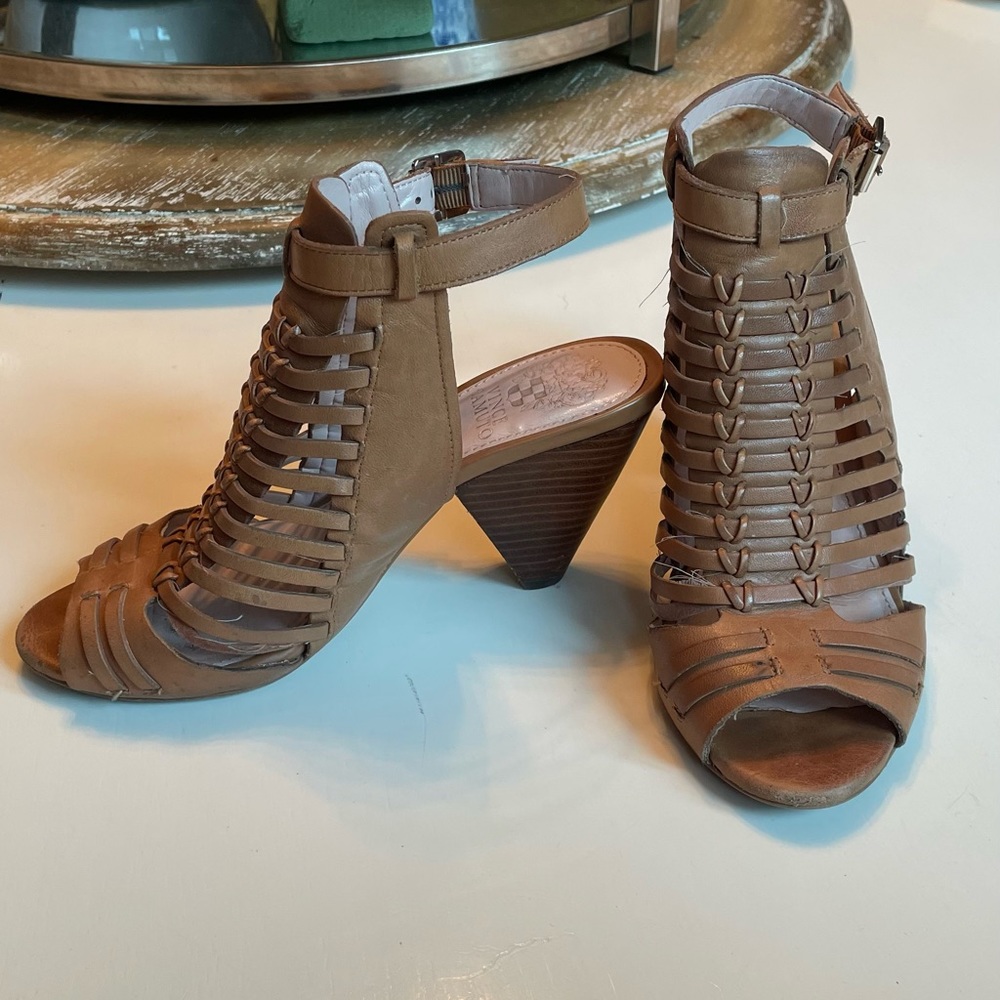 Vince Camuto tan heels